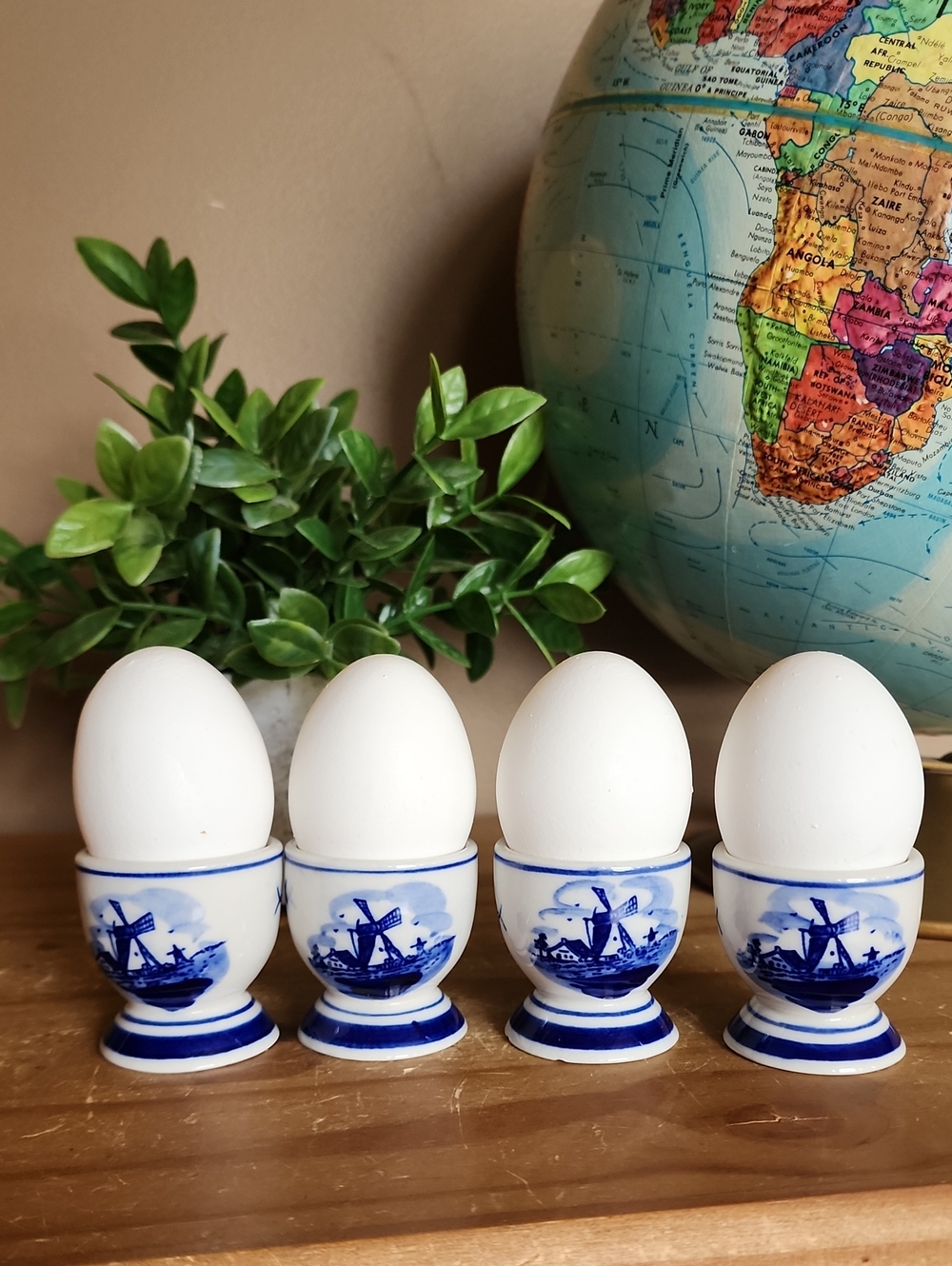 Vintage Delft  Ceramic Egg Cups